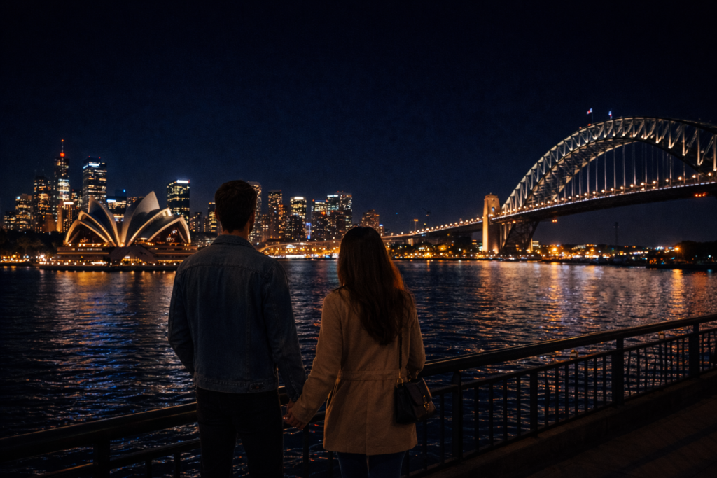 dating couple in Sydney