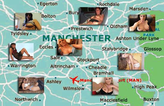 adult dating map of Manchester regions